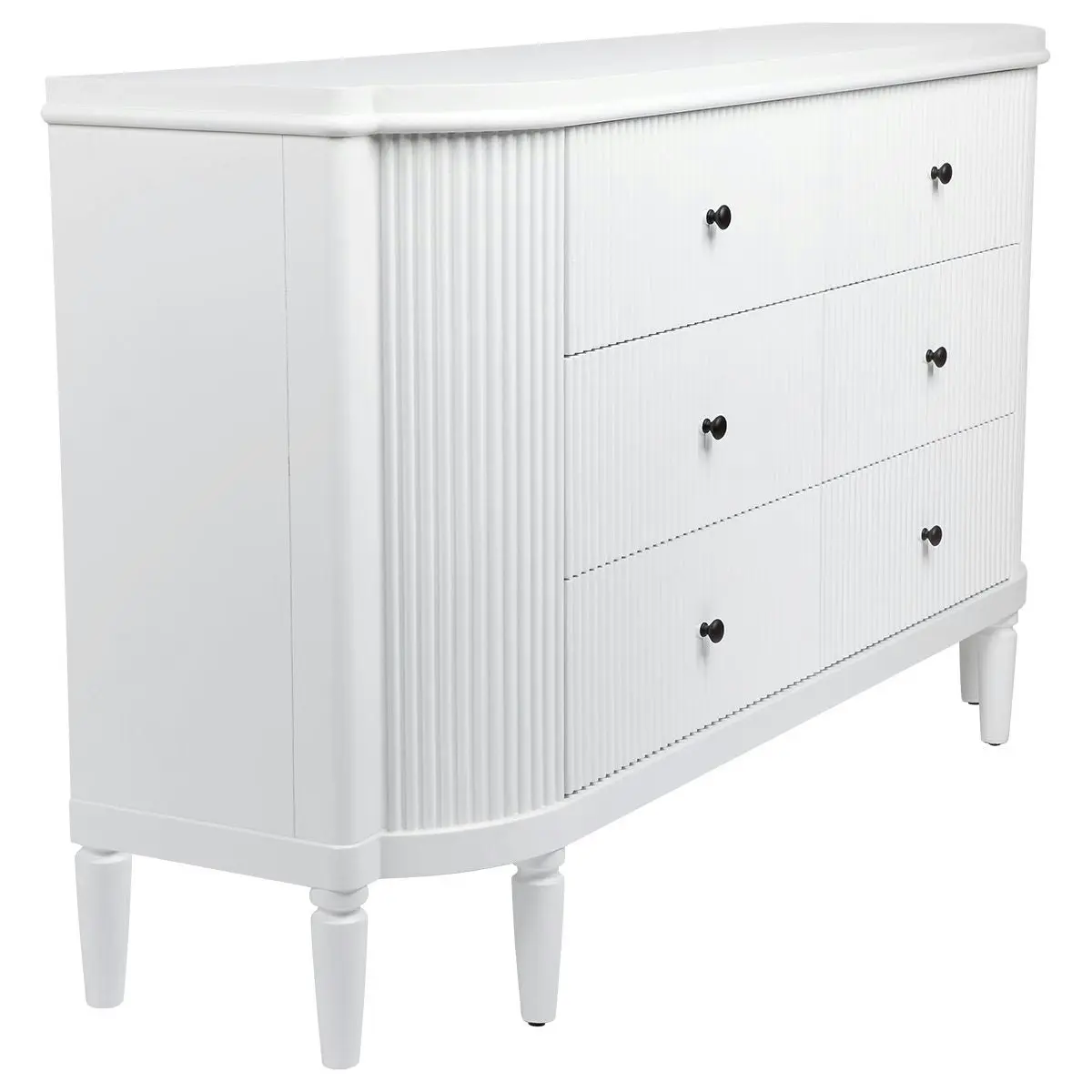 Arielle 6 Drawer Chest - White