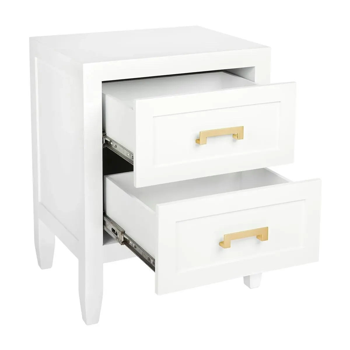 Soloman Bedside Table - Small White