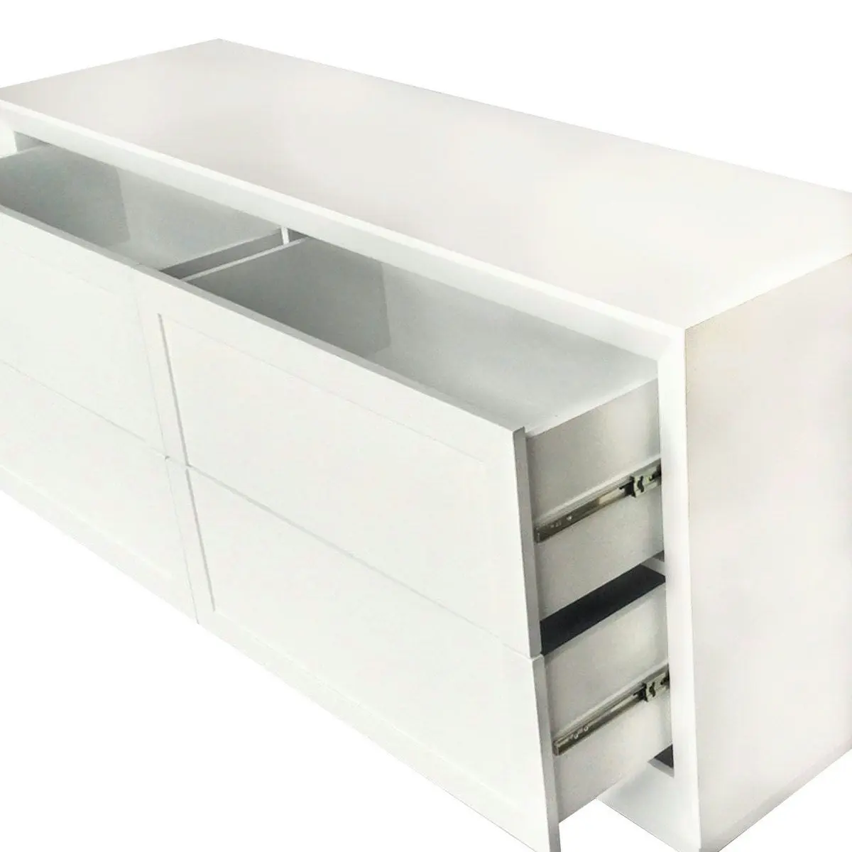 Balmain 4 Drawer Chest - White