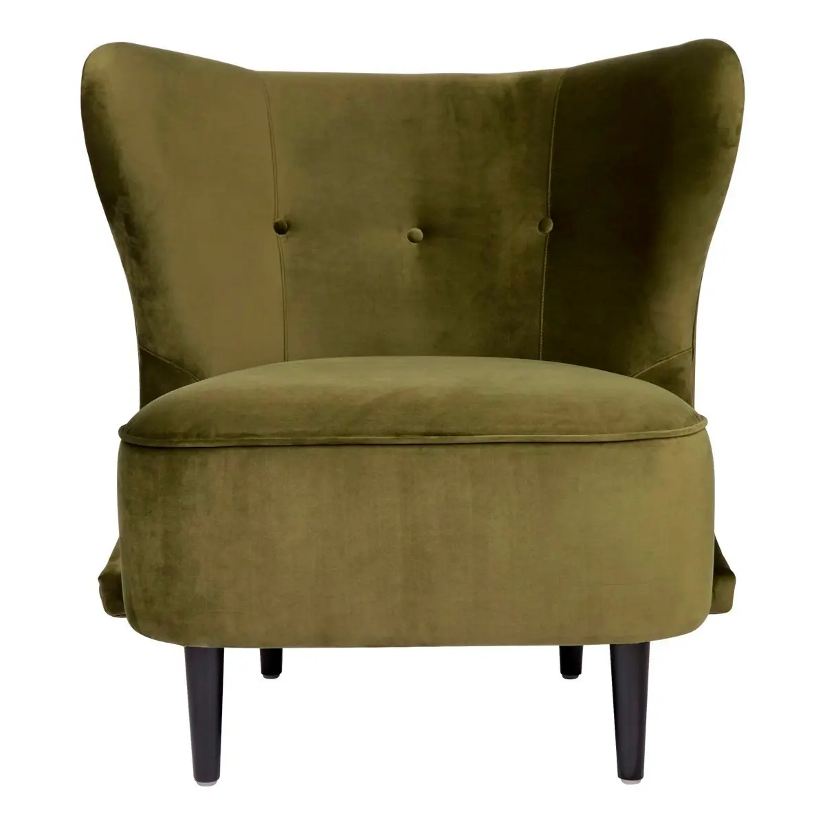 Abigail Occasional Chair - Olive Velvet