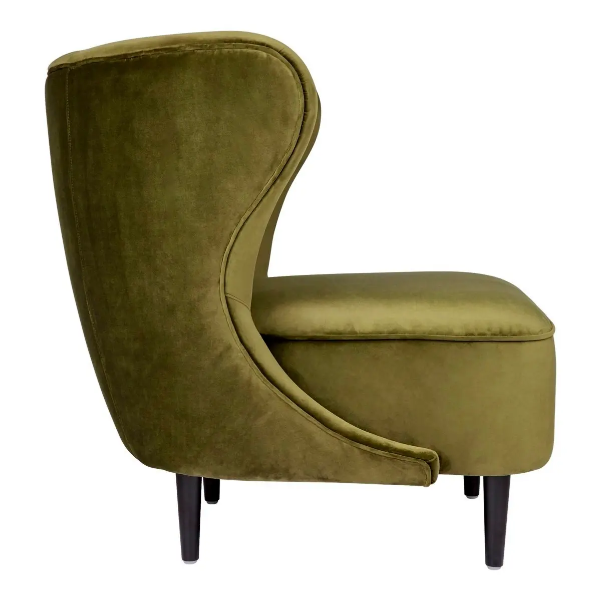 Abigail Occasional Chair - Olive Velvet