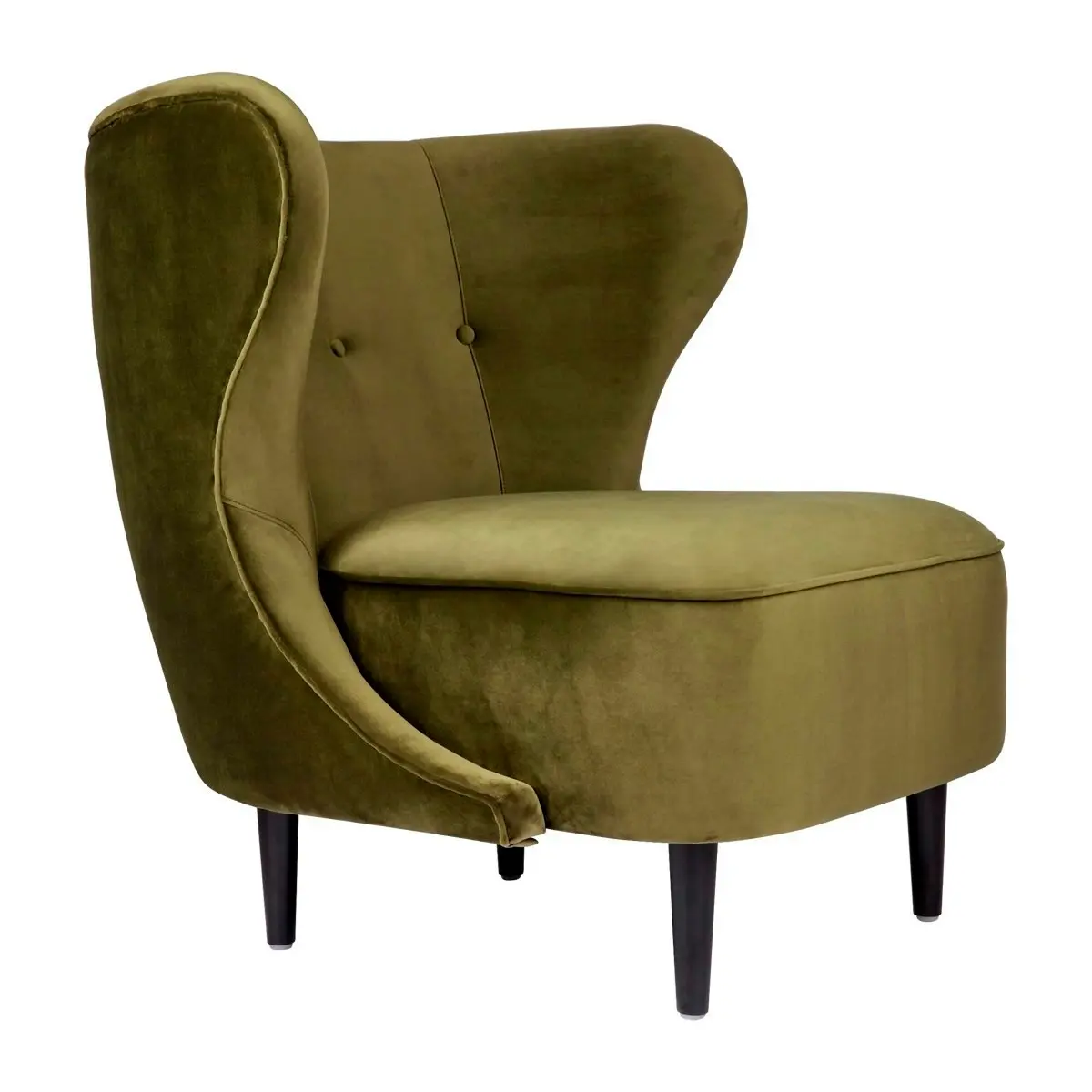 Abigail Occasional Chair - Olive Velvet