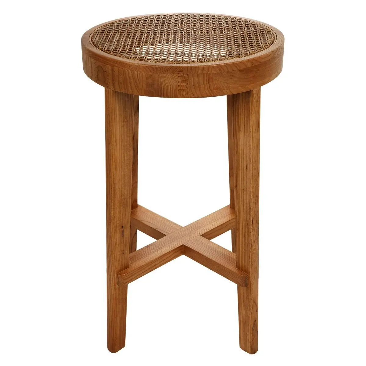 Cape Byron Rattan Kitchen Stool - Natural