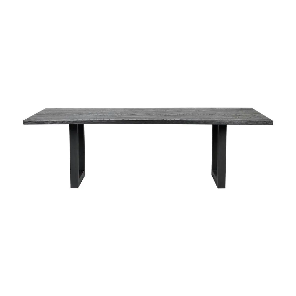 Leeton Oak Dining Table - 2m Black