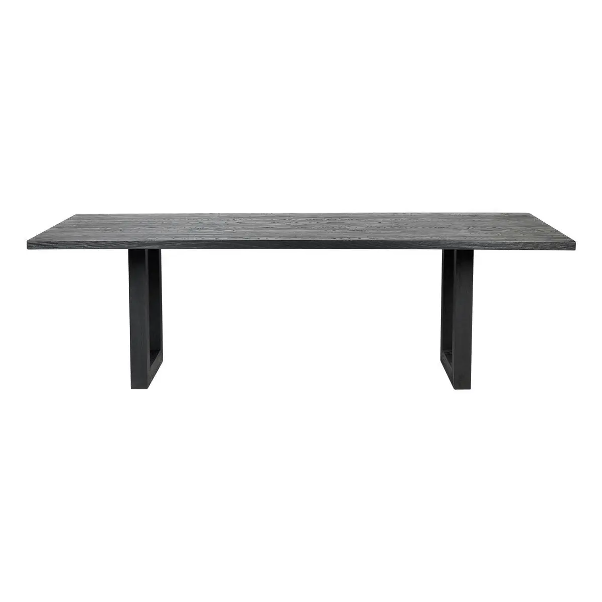 Leeton Oak Dining Table - 2.4m Black