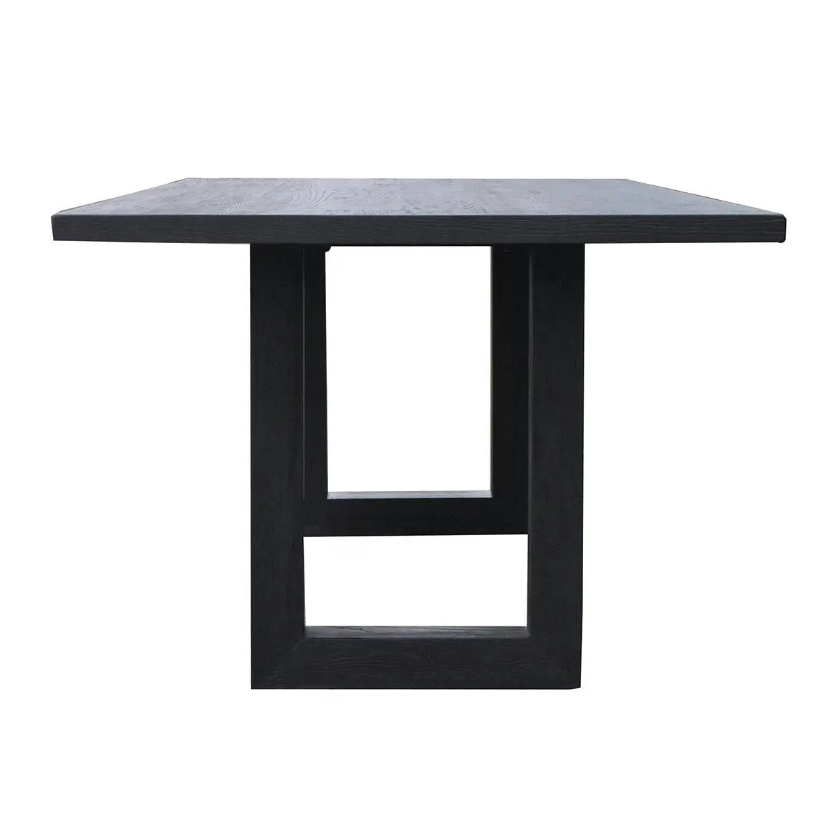 Leeton Oak Dining Table - 2.4m Black