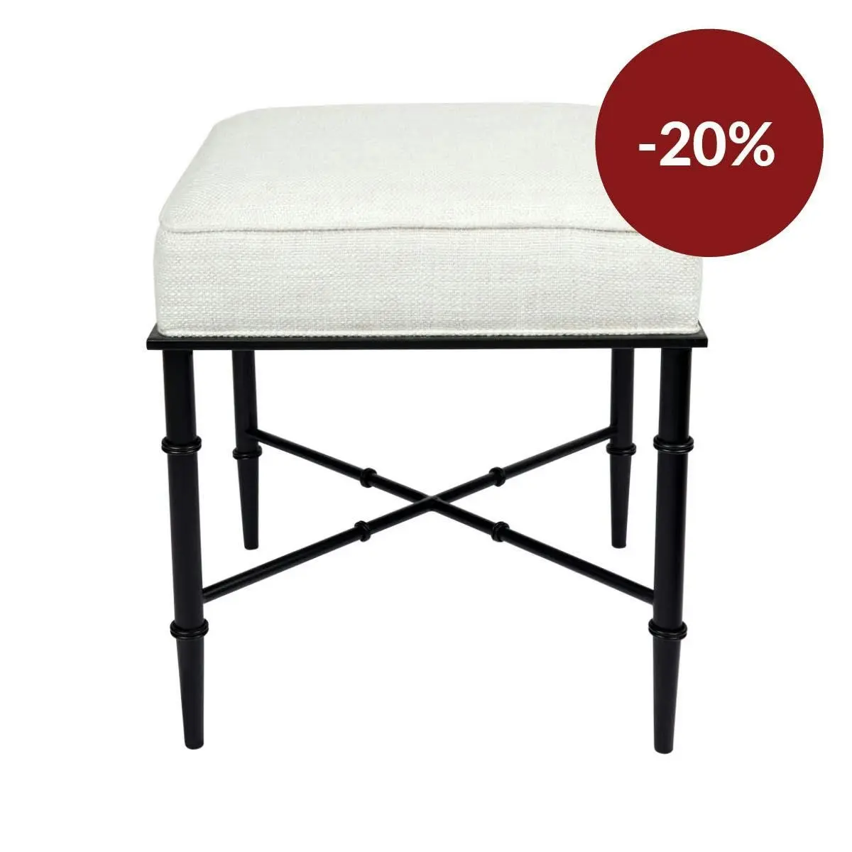 Hacienda Stool - Natural Linen