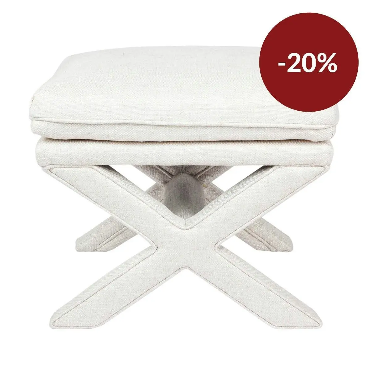 Candace Stool - Natural Linen