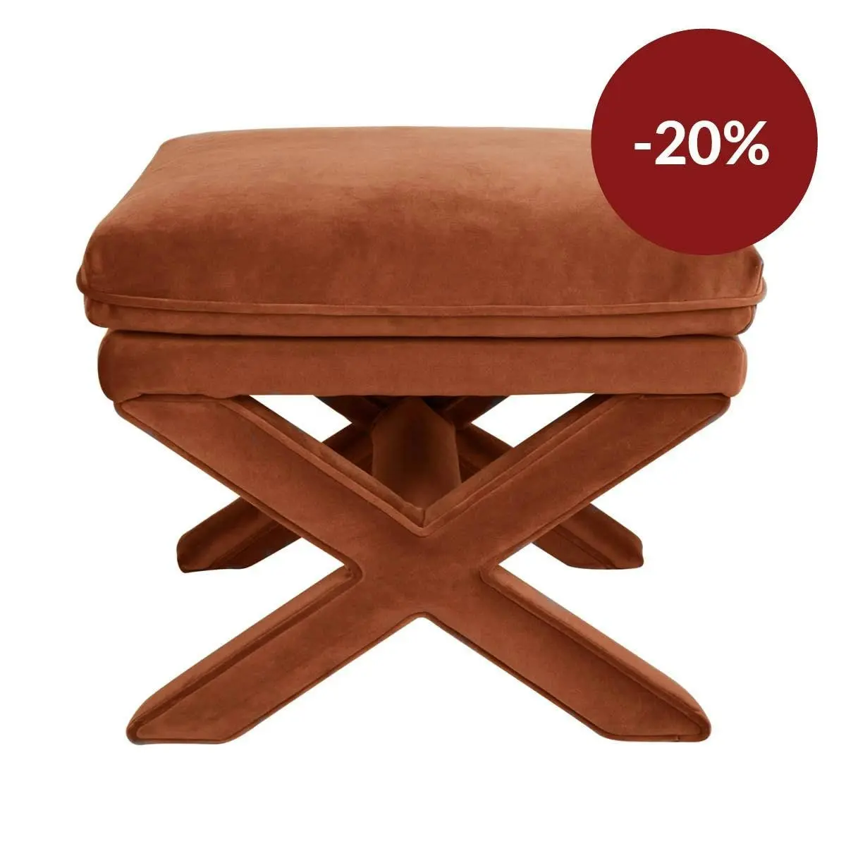 Candace Stool - Caramel Velvet