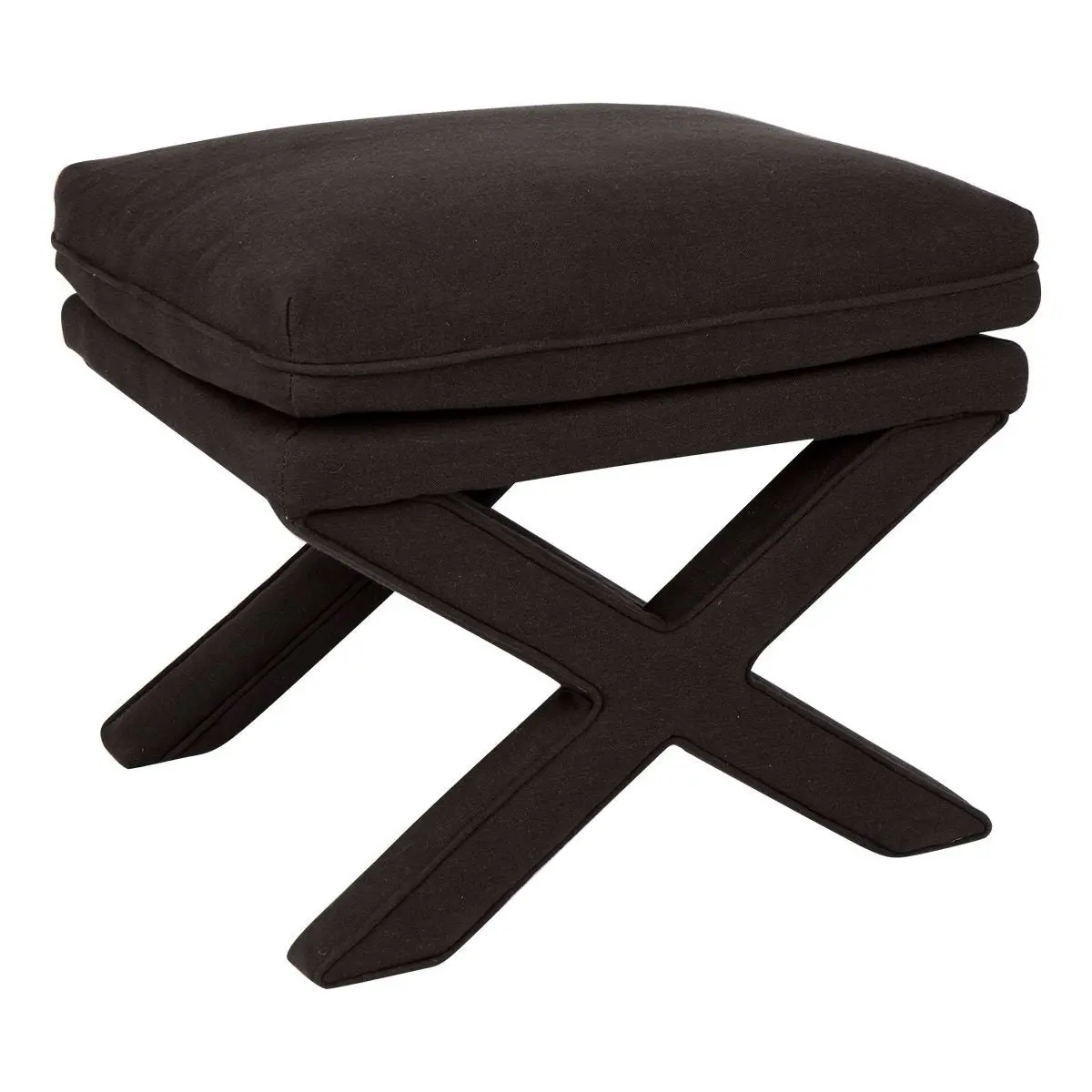 Candace Stool - Black Linen