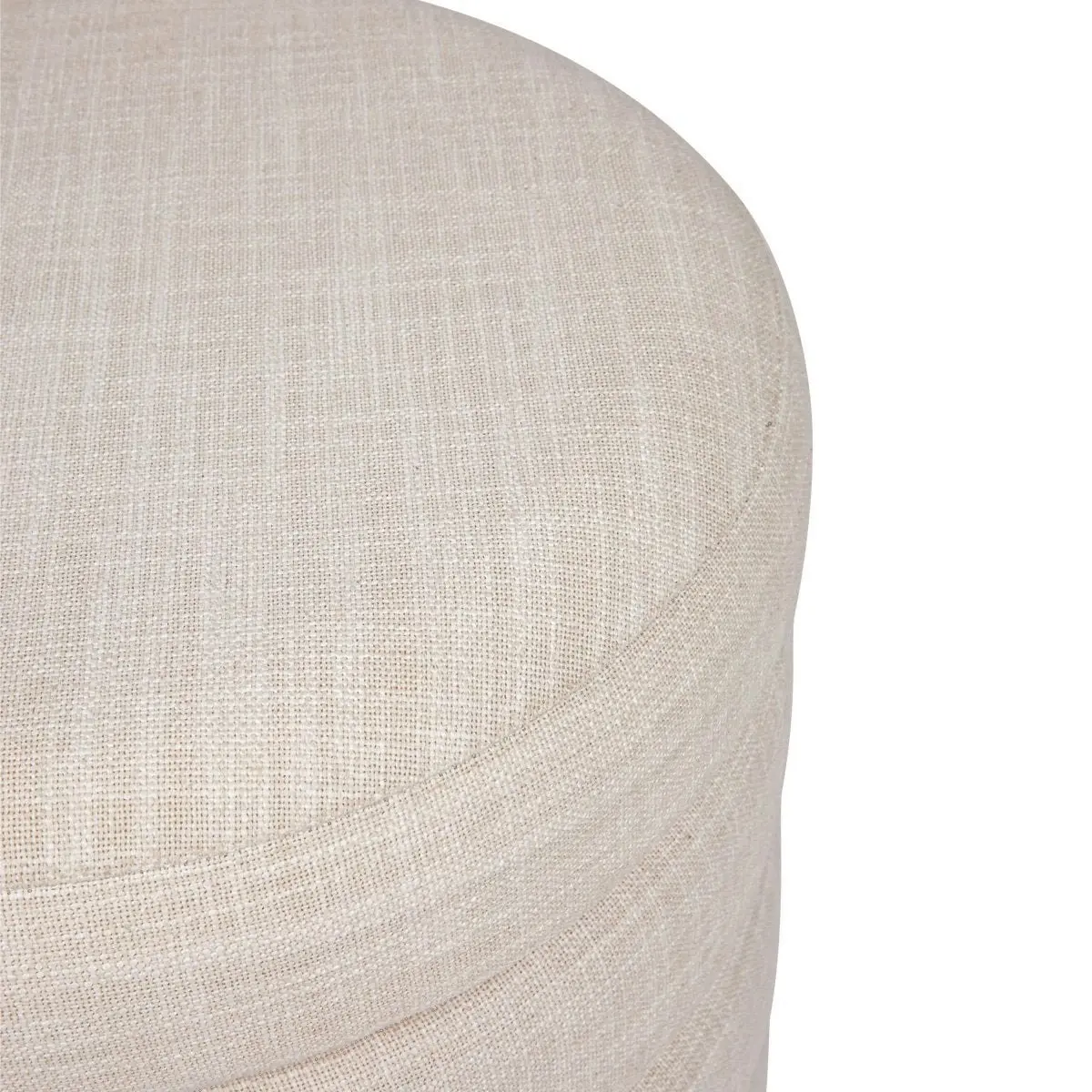 Demi Stool - Off White Linen