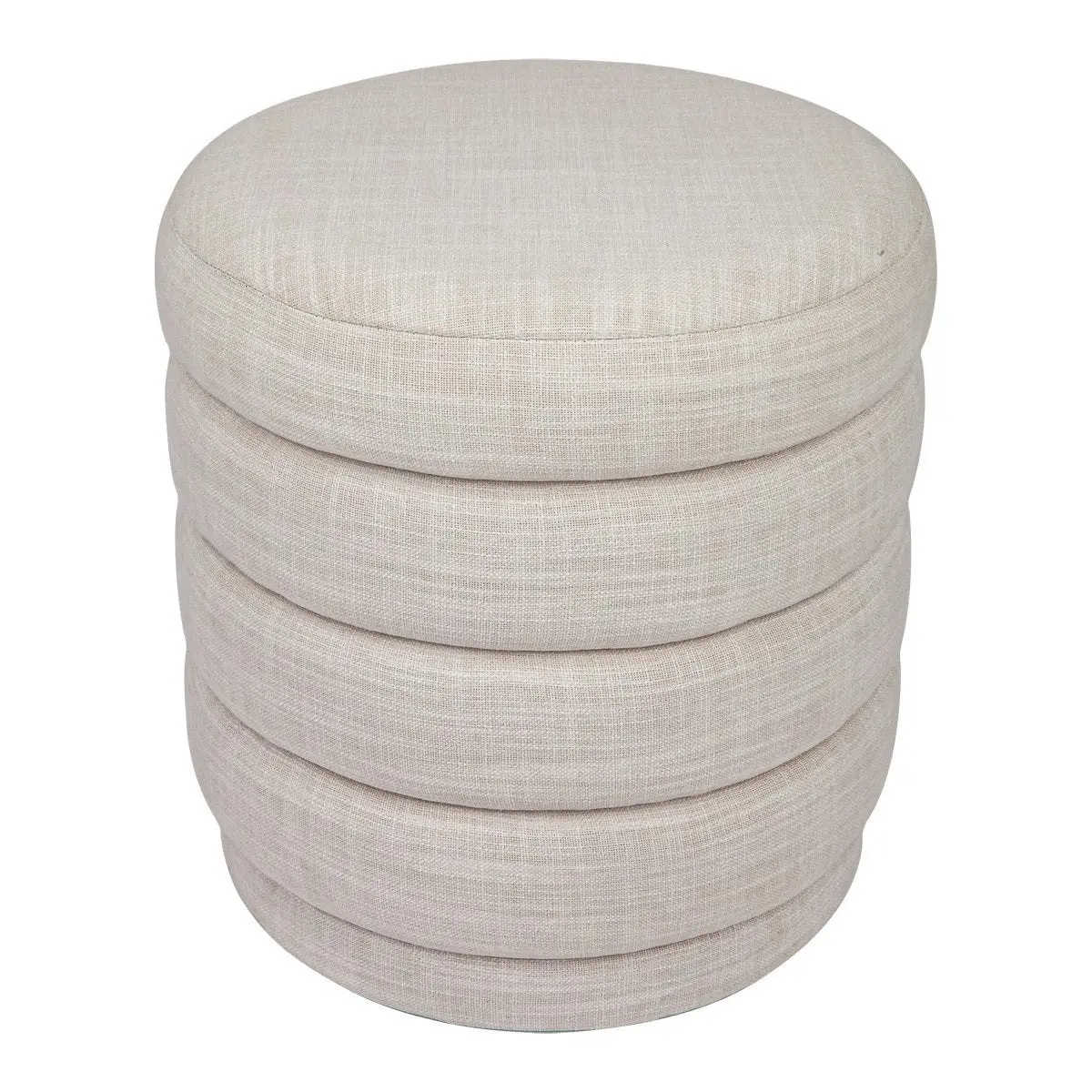 Demi Stool - Off White Linen