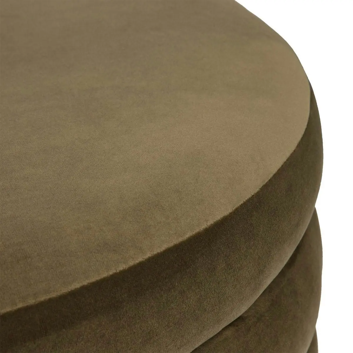 Demi Storage Bench Ottoman - Olive Velvet