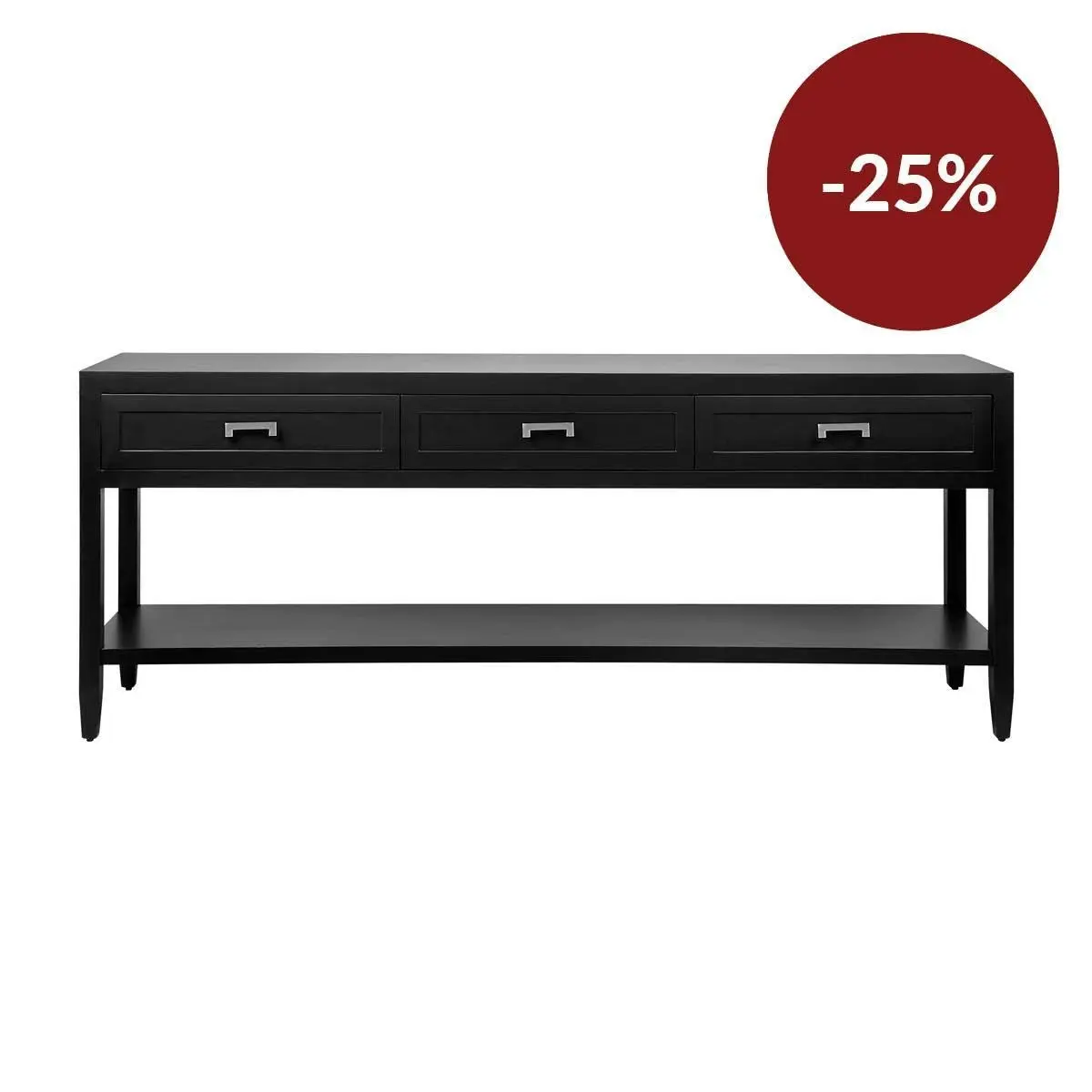 Soloman Console Table - Large Black