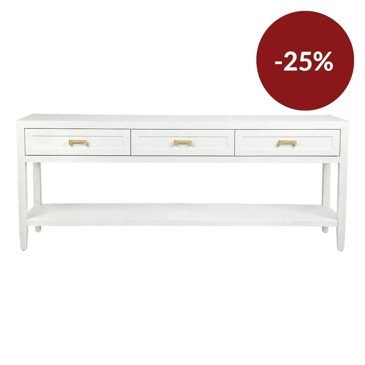 Soloman Console Table - Large White