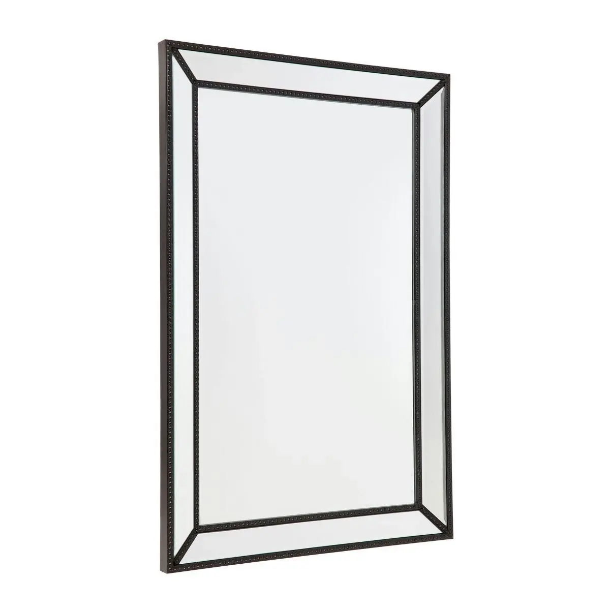 Zeta Wall Mirror - Medium Black