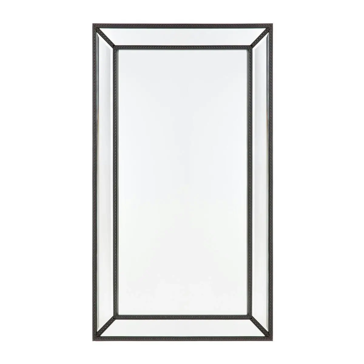 Zeta Wall Mirror - Medium Black