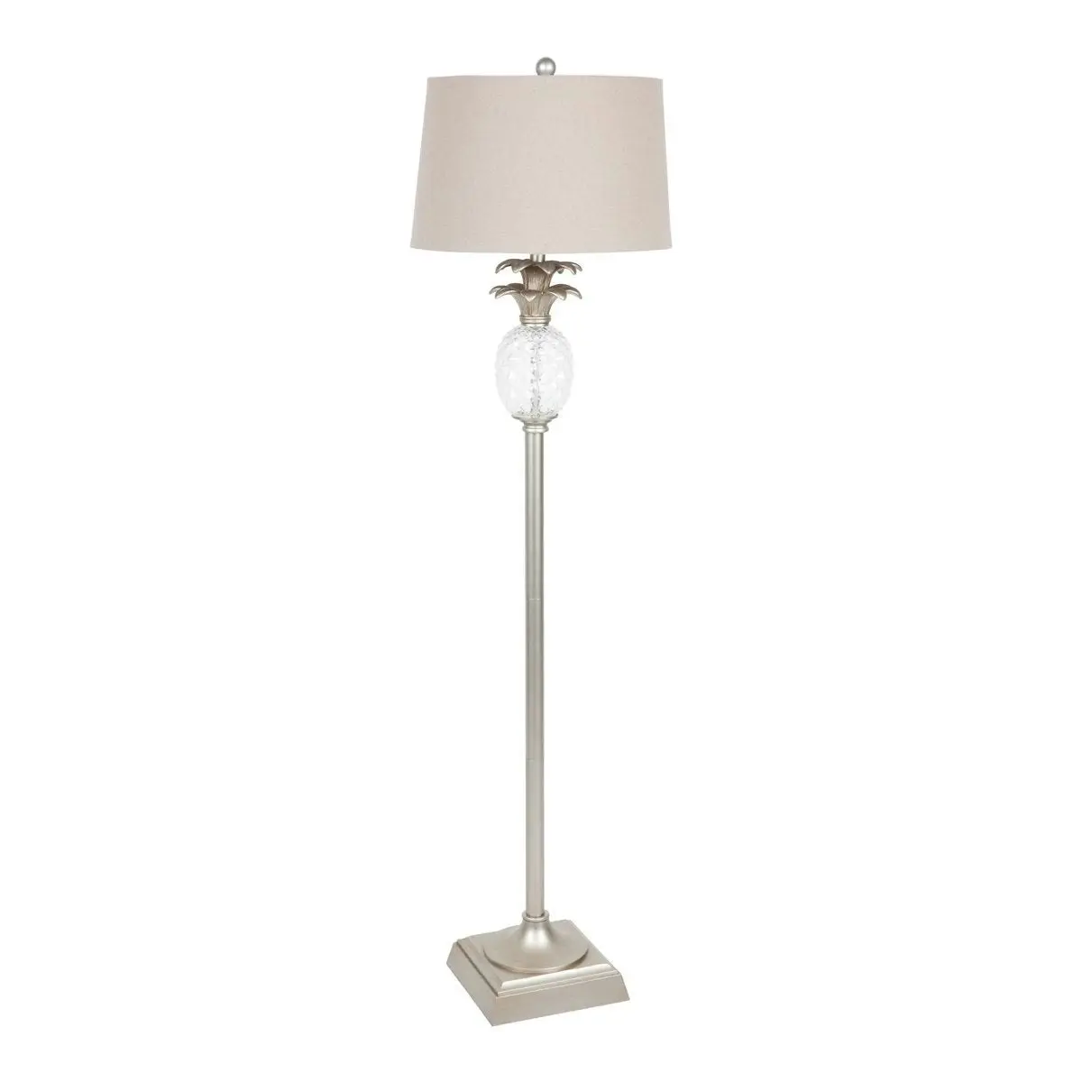 Langley Floor Lamp - Antique Silver