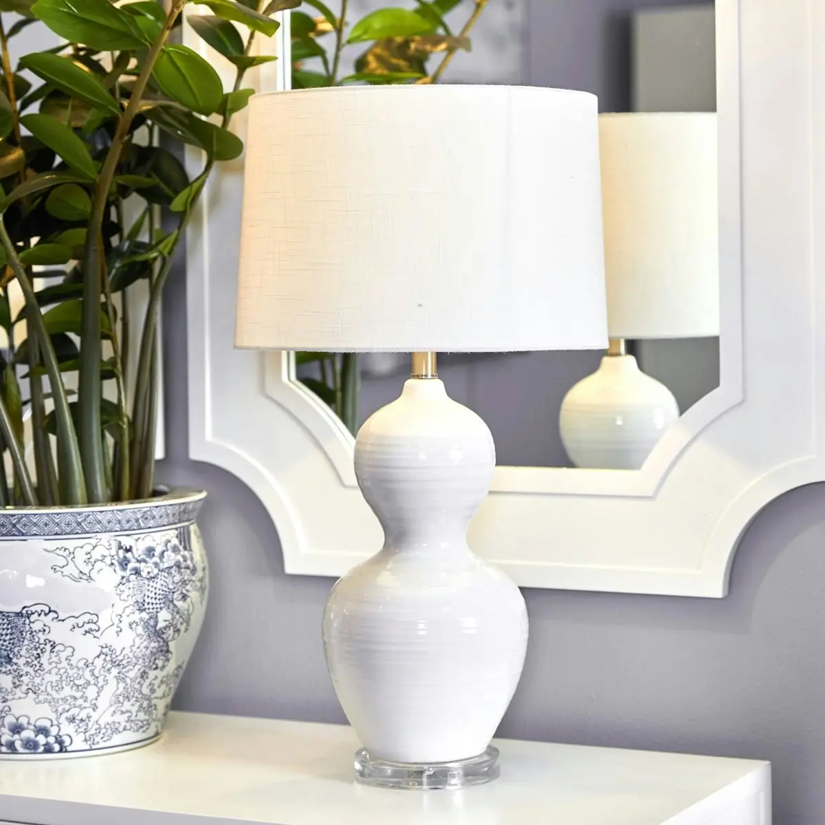 Bronte Table Lamp - White