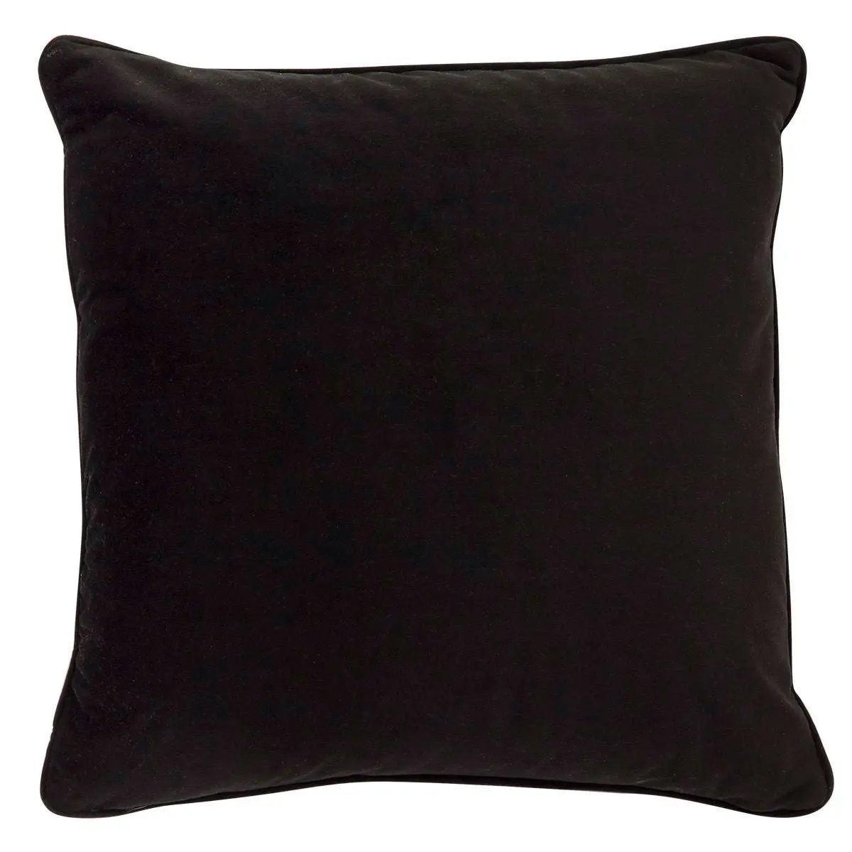 Serene Square Feather Cushion - Leopard Chenille w Black Velvet