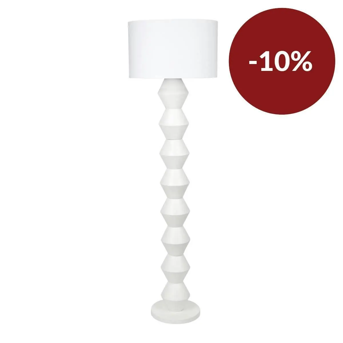 Abstract Floor Lamp - White