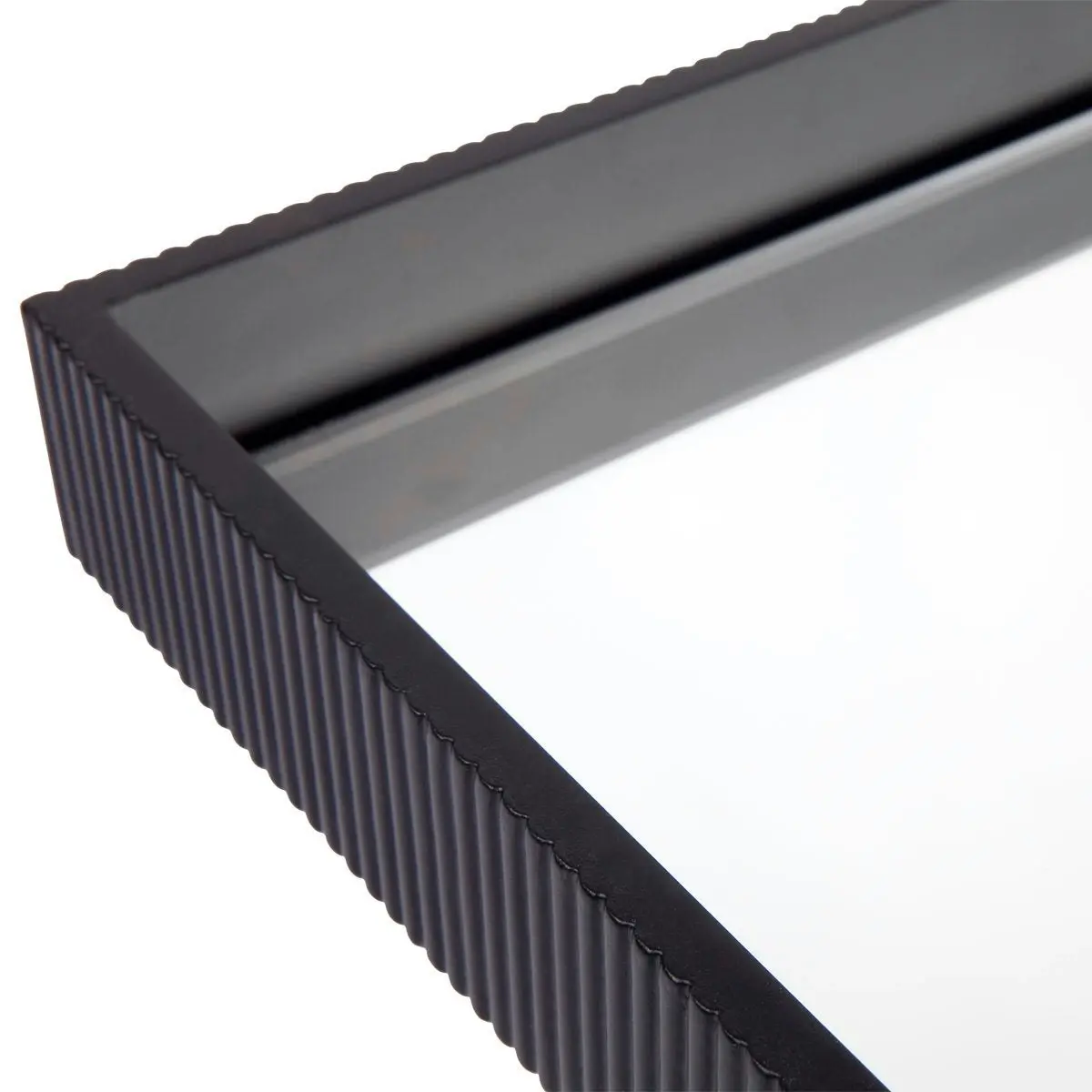 Miles Mirrored Tray - Small Black