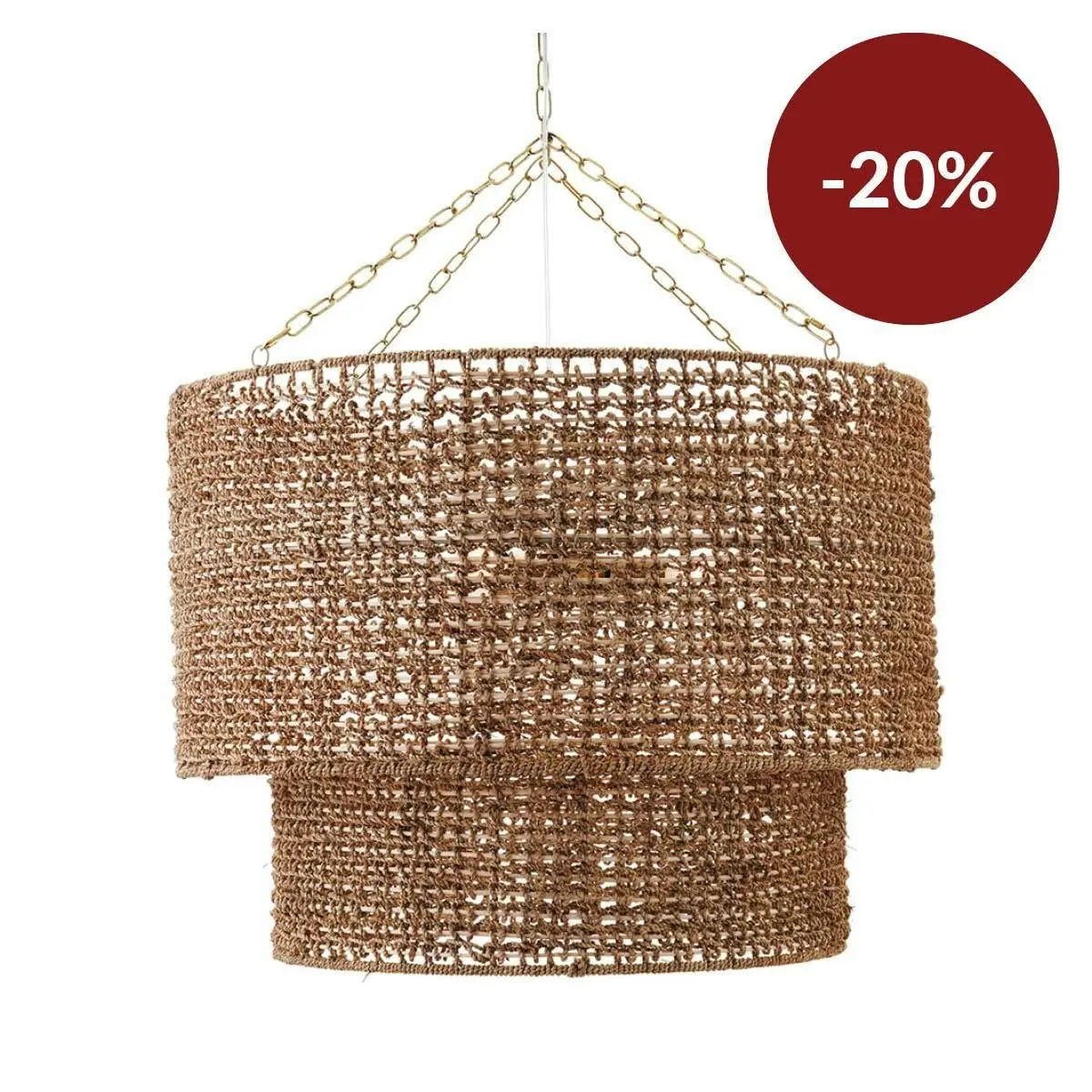 Navarre Rattan Pendant