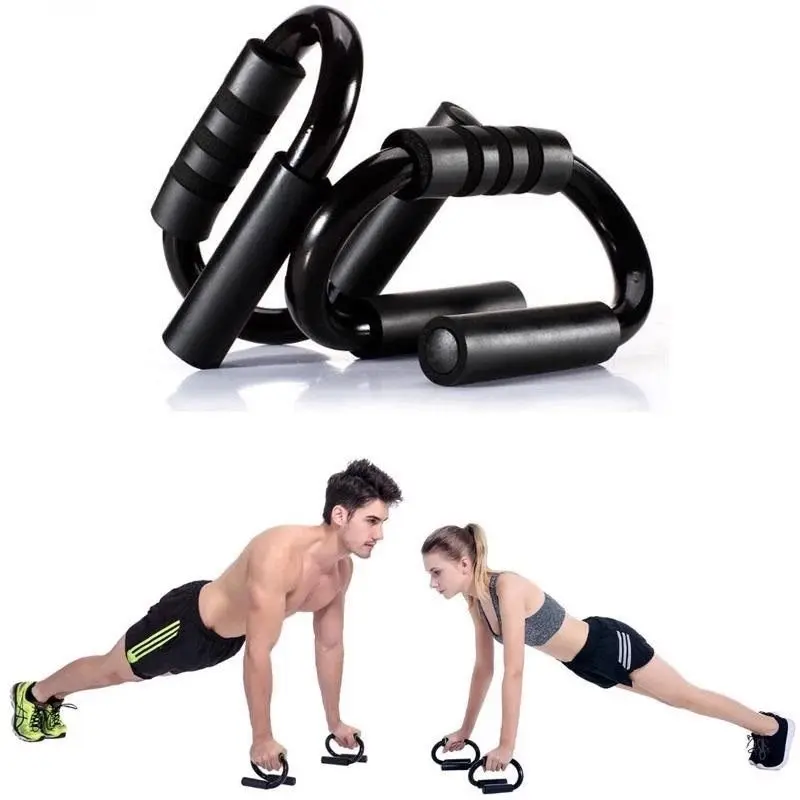 TODO Push Up Stands S Shape Pushup Chest Training Exercise Gym Fitness Pair