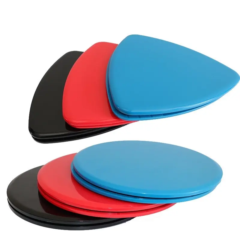 Core Sliders Gliding Discs Exercise Gym Fitness Foam Circle Pad Pair Blue