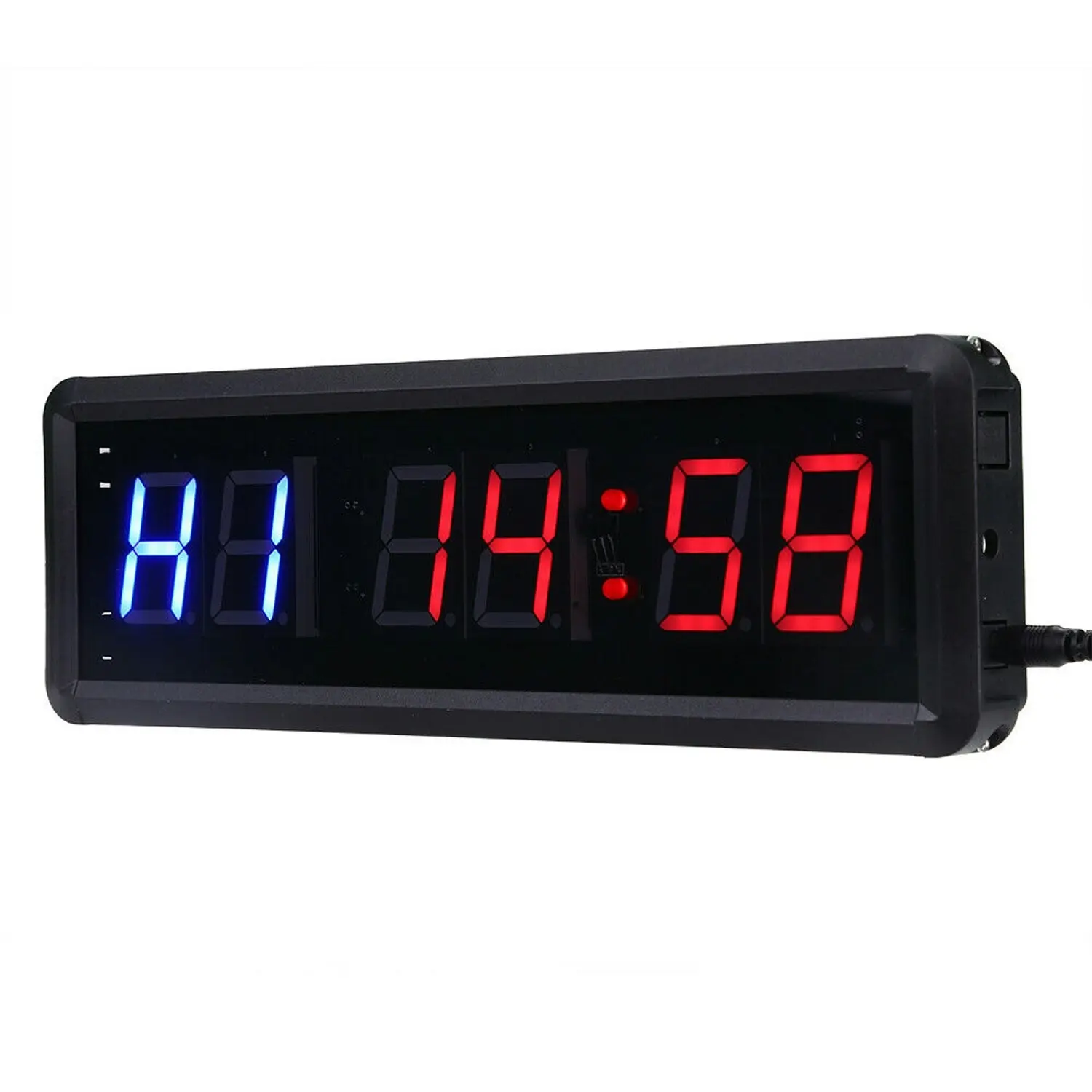 TODO 1.5" Digital Countdown Timer LED Interval Timer Clock Remote crossfit Gym MMA Fitness