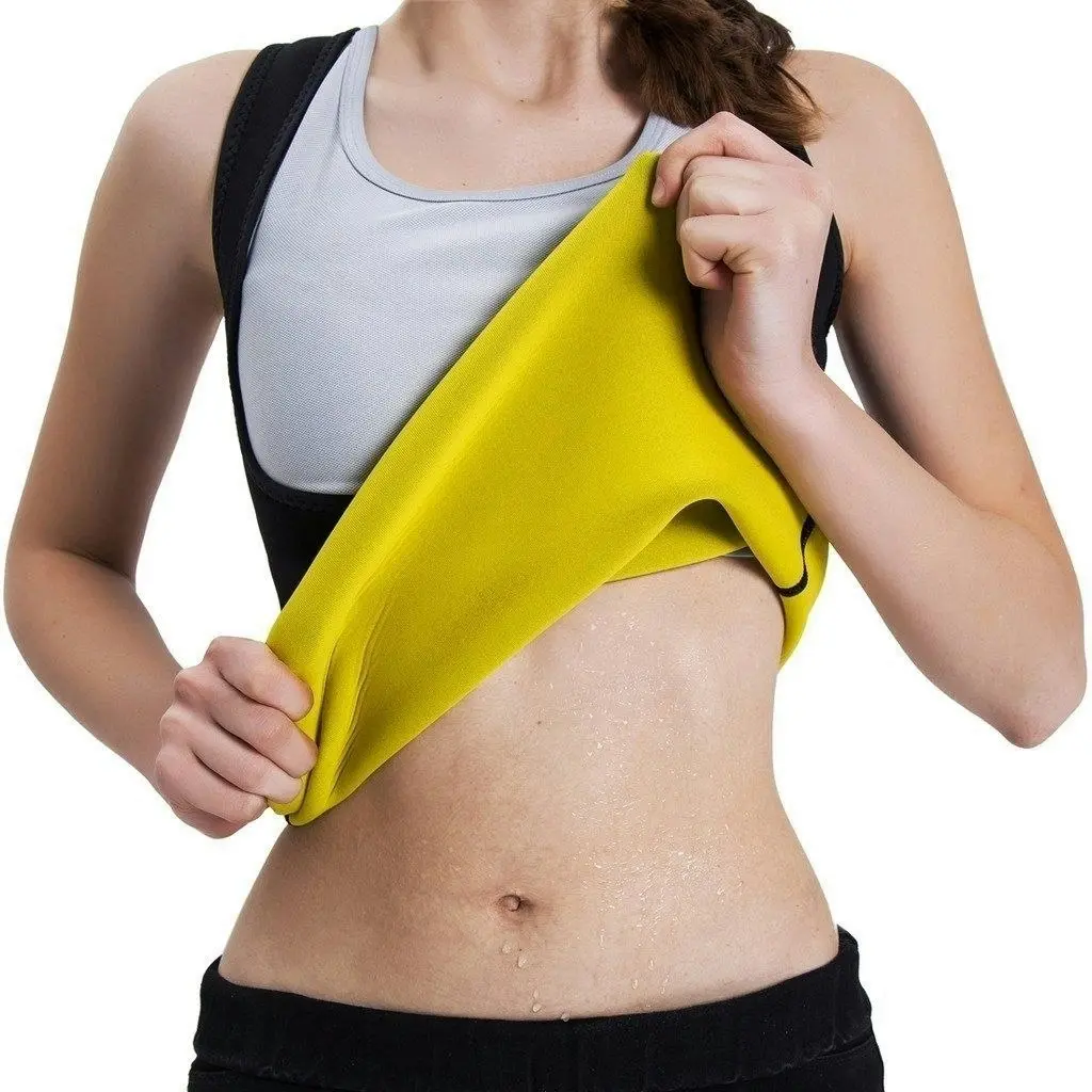 Neoprene Workout Shaper Vest Womens Slimming Hot Thermo Sweat Body Shaper - XL