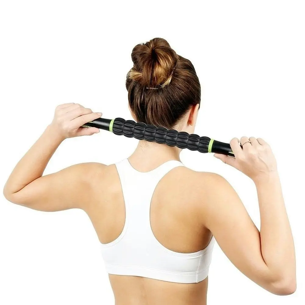 Muscle Roller Stick Roll Massage Tool For Sore Tight Muscles Cramps Green