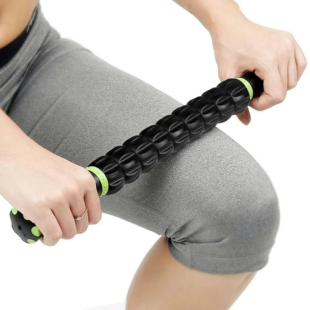 Muscle Roller Stick Roll Massage Tool For Sore Tight Muscles Cramps Green