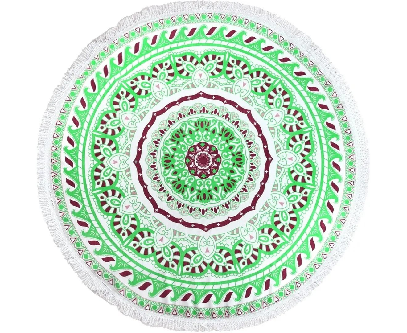 TODO Luxury Thick Microfiber Round Beach Towel Throw Rug Ttowel09