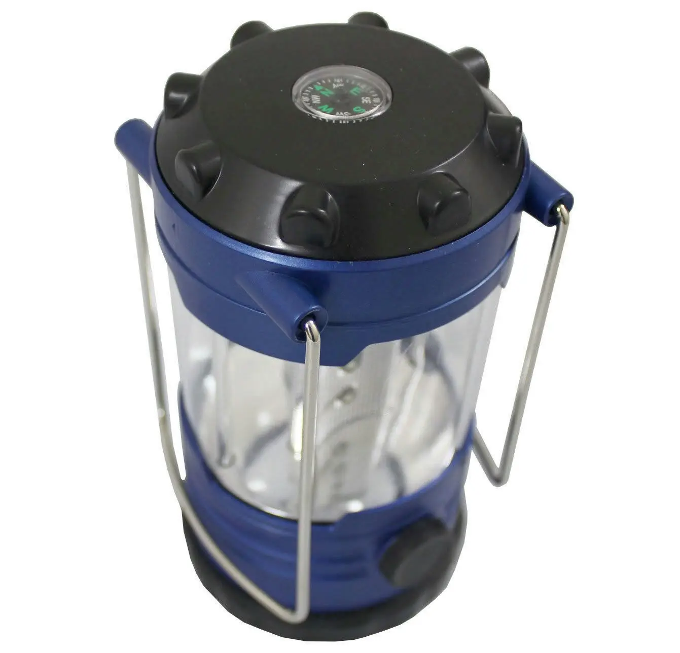 TODO 12 Led Battery Operated Camping Lantern Compass 4 Brightness Modes