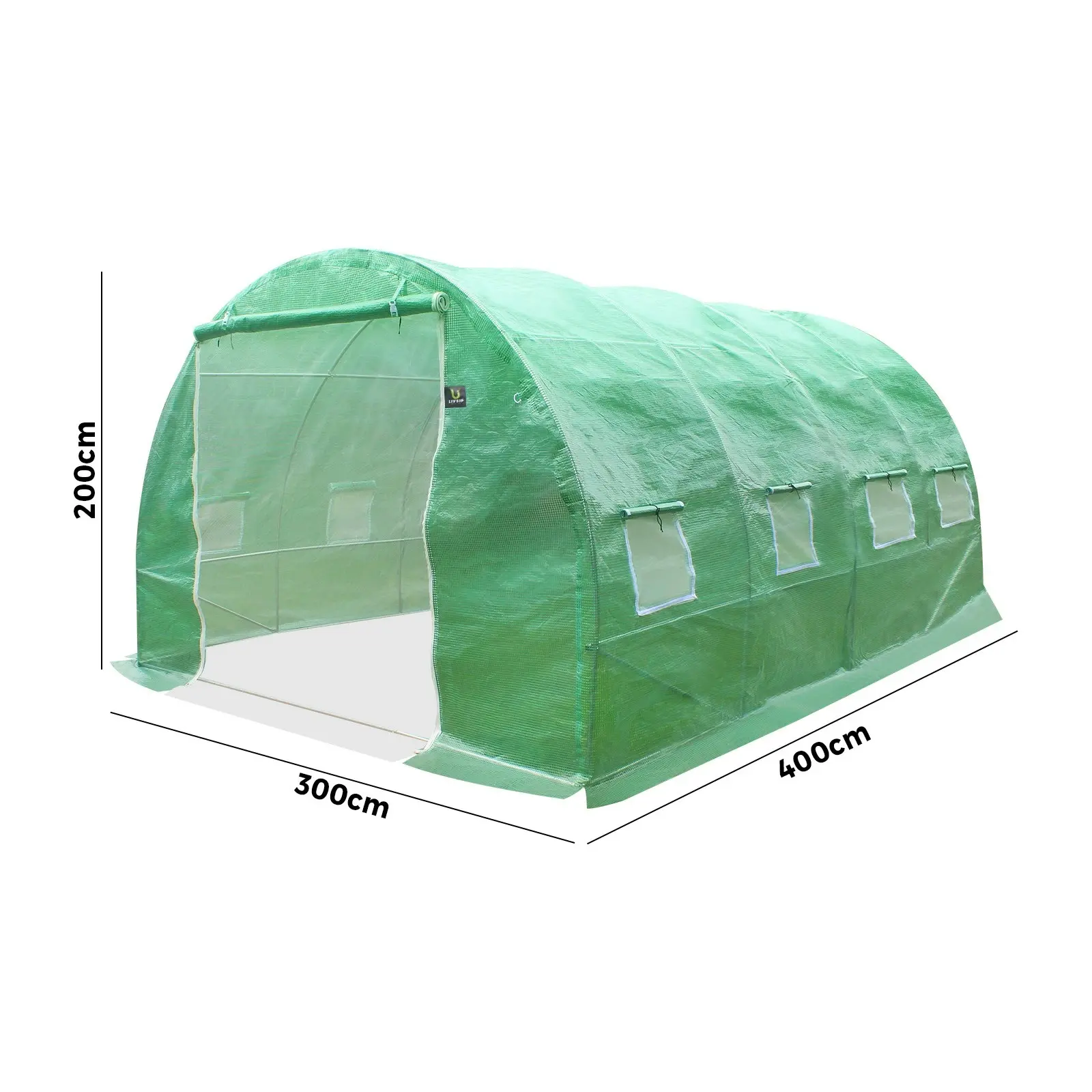 Livsip Greenhouse 4X3X2M Garden Shed Tunnel Green House Walk in Storage Plant