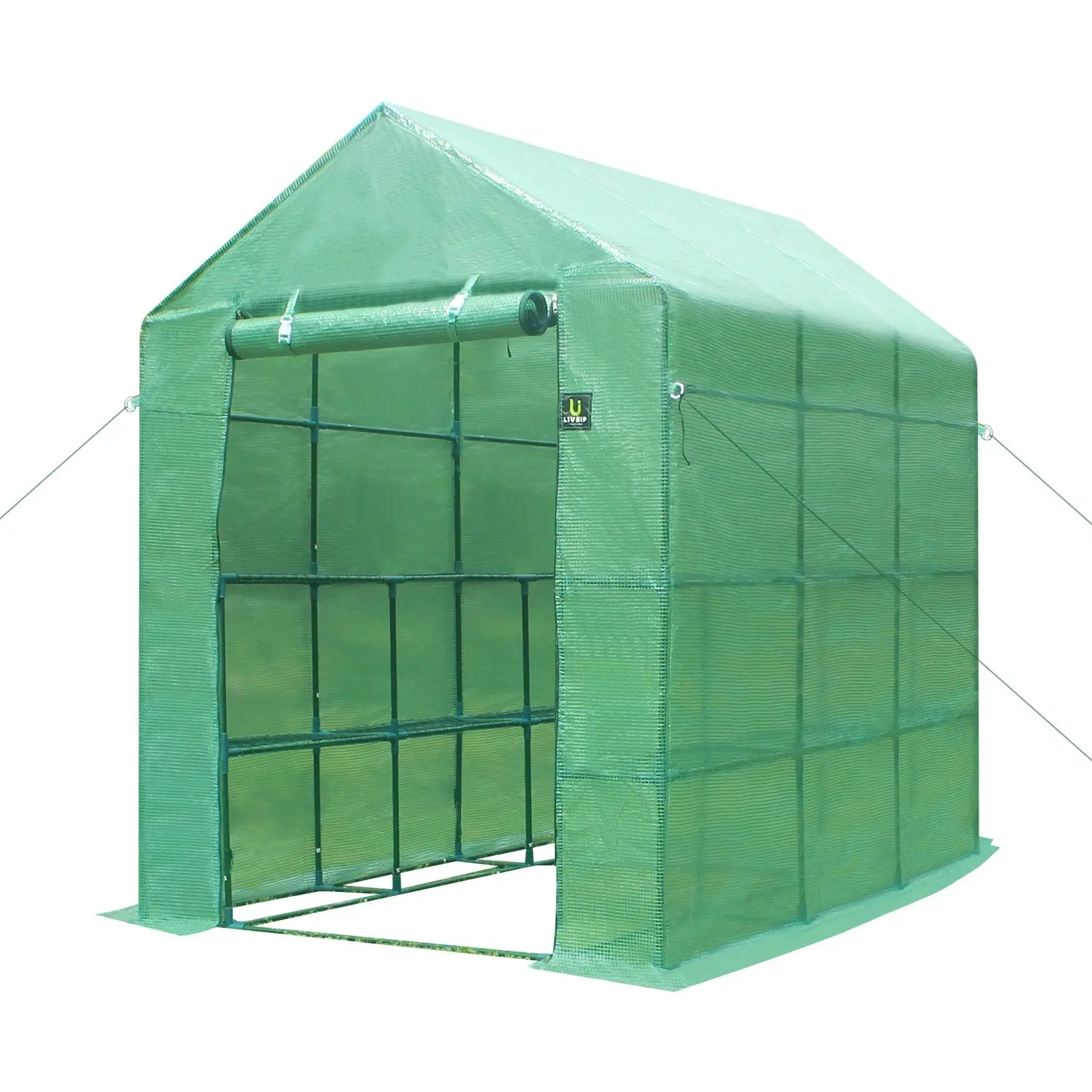 Livsip Greenhouse Walk in Tunnel Green House Garden Shed Storage Plant 2.1X1.4M