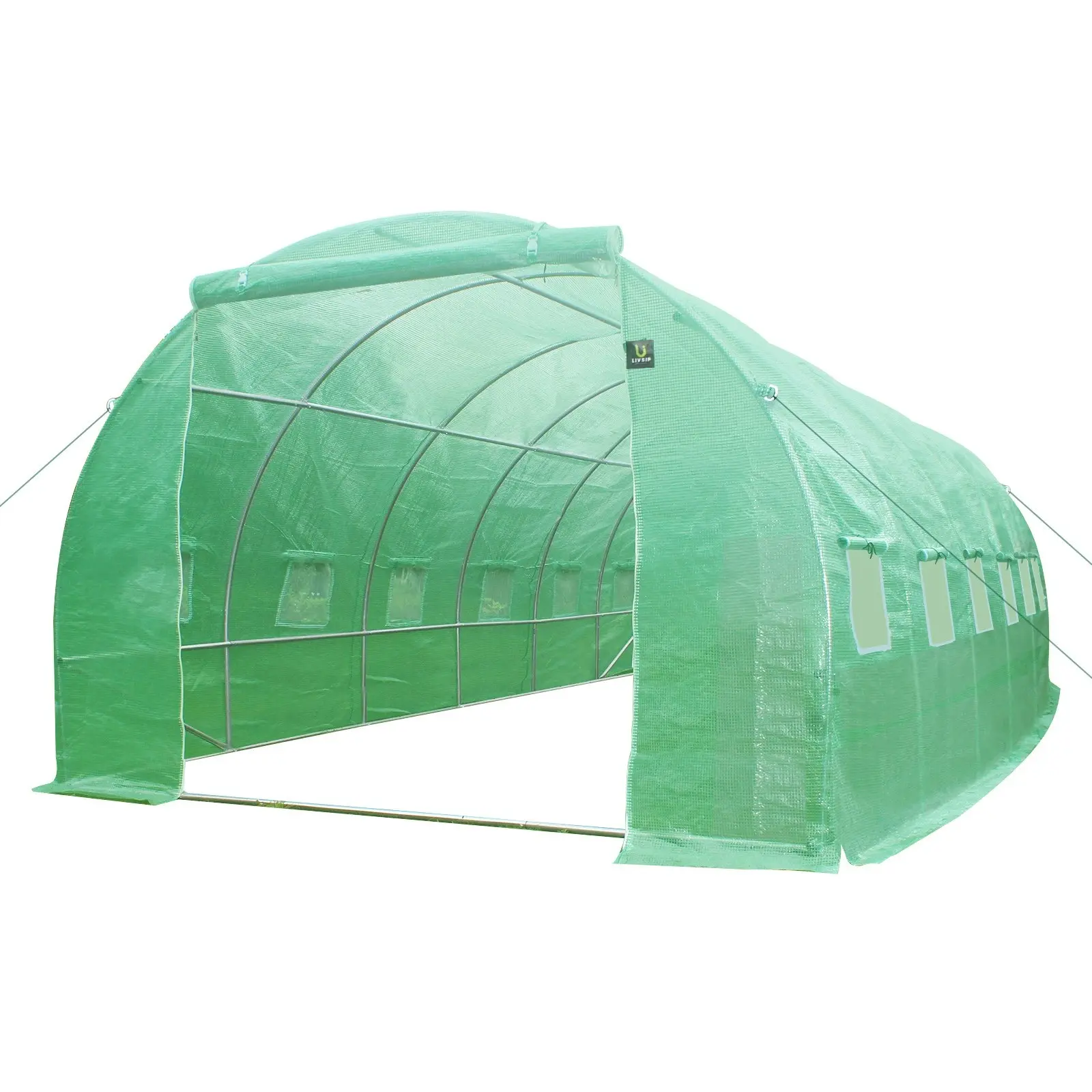 Livsip Greenhouse 6X3X2M Garden Shed Tunnel Green House Walk in Storage Plant