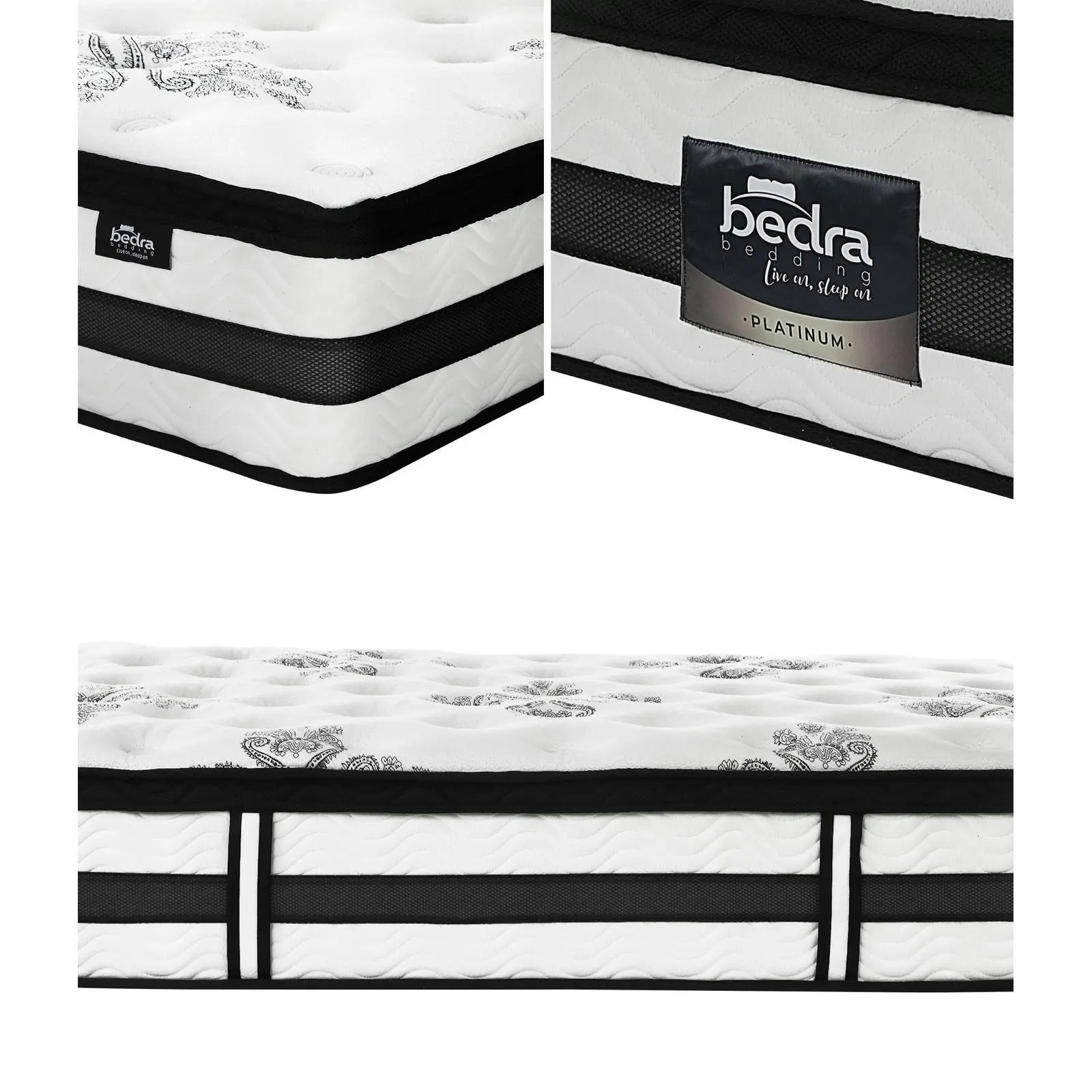 Bedra Single Mattress Bed Cool Gel Foam Pocket Spring Medium Firm 34CM