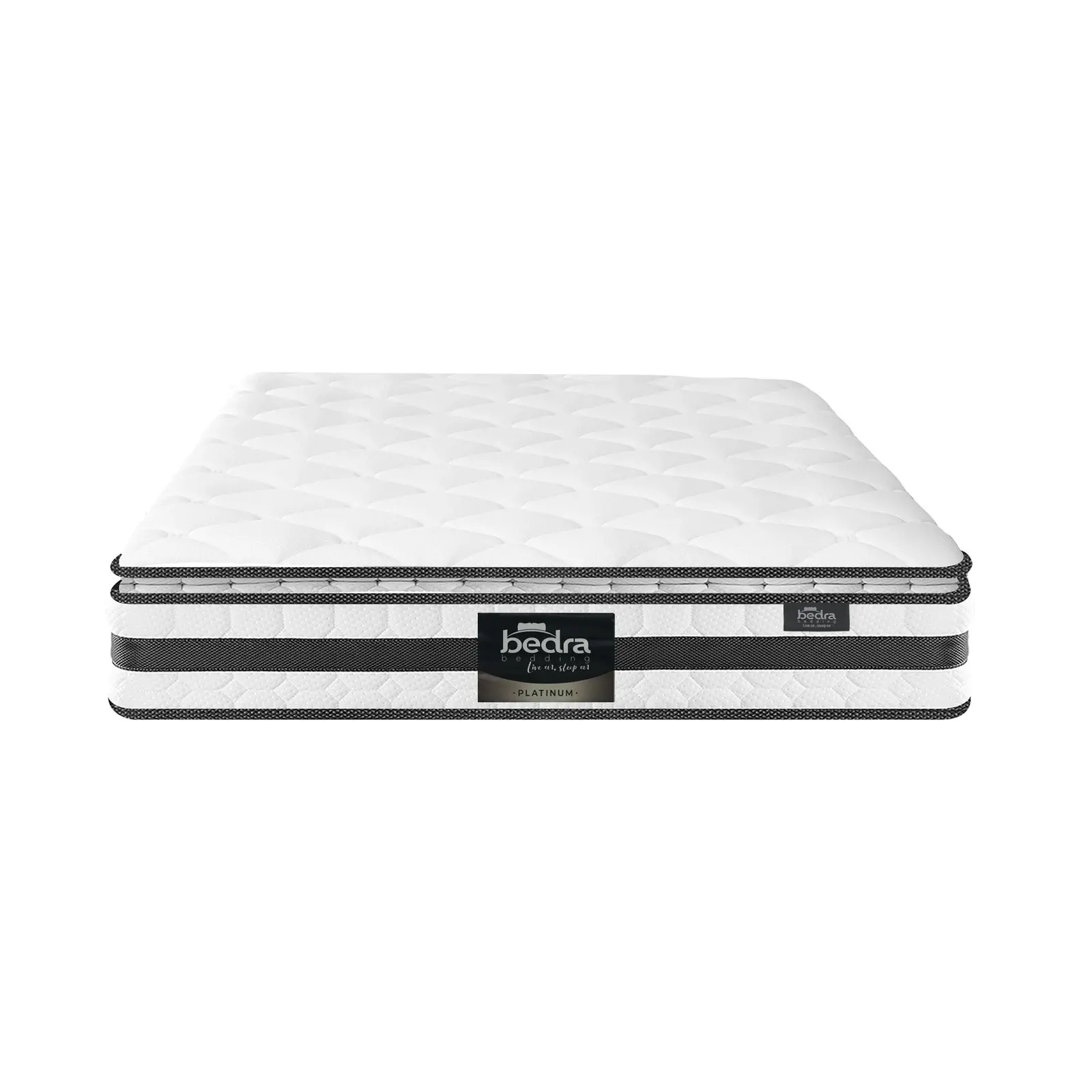 Bedra Double Mattress Pillow Top Bed Cool Gel Foam Bonnell Spring 21cm