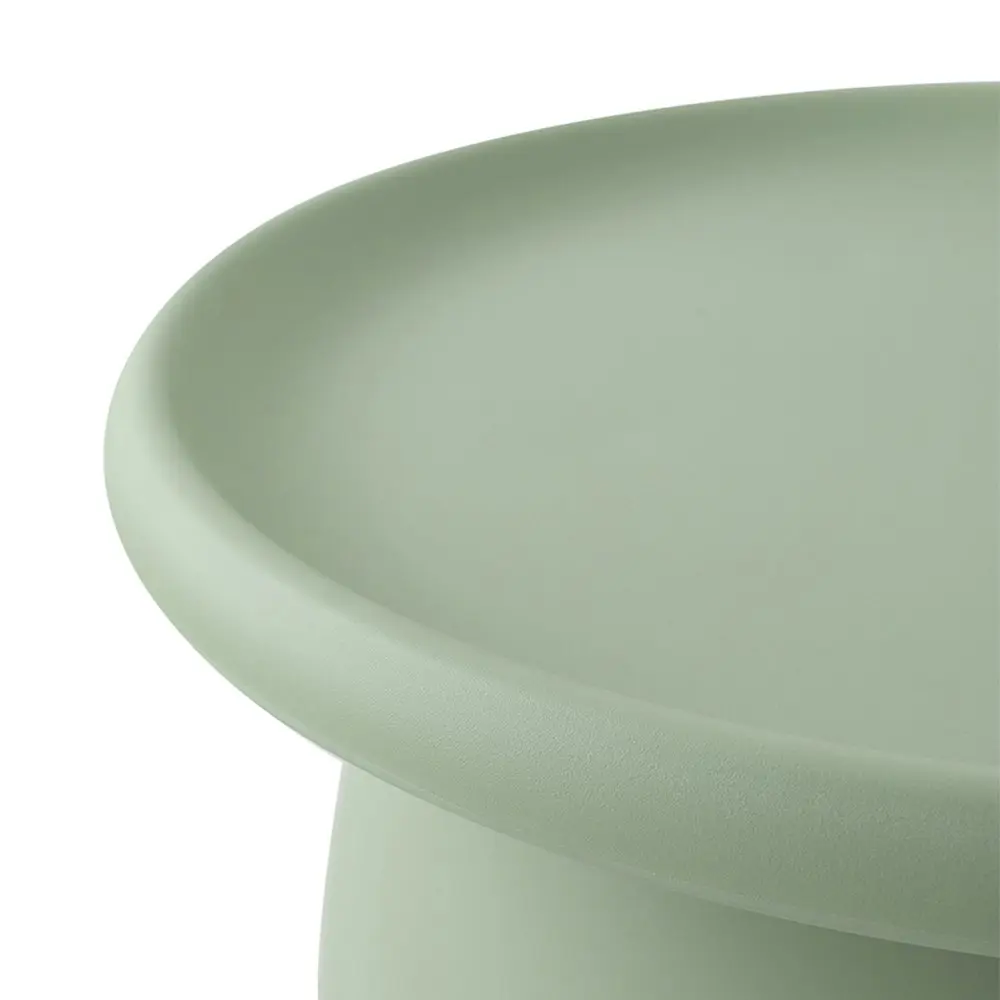 Artiss Coffee Table Round 71CM Plastic Green