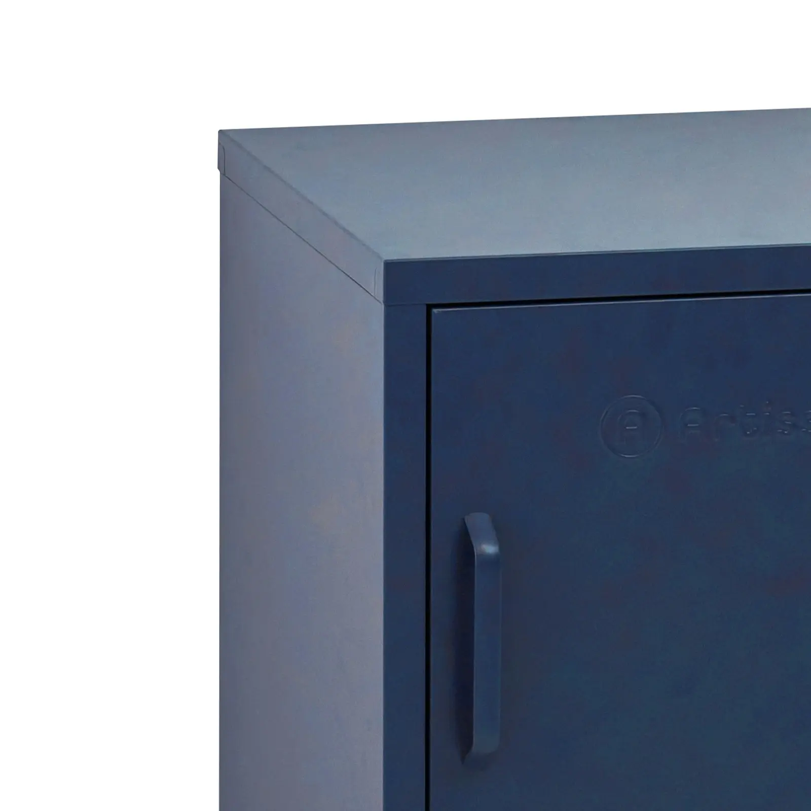 ArtissIn Bedside Table Metal Cabinet - Blue