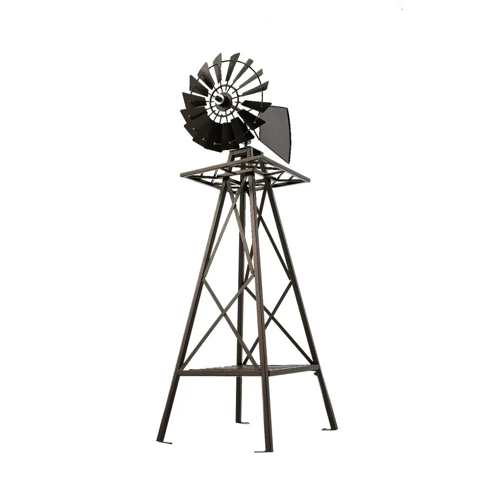 Gardeon Garden Windmill 160cm Metal Ornaments Outdoor Decor Ornamental Wind Mill