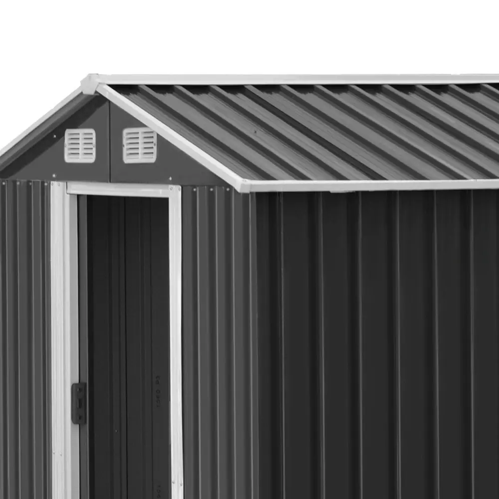 Giantz Garden Shed 2.58x3.14M w/Metal Base Sheds Outdoor Storage Workshop Shelter Sliding Door