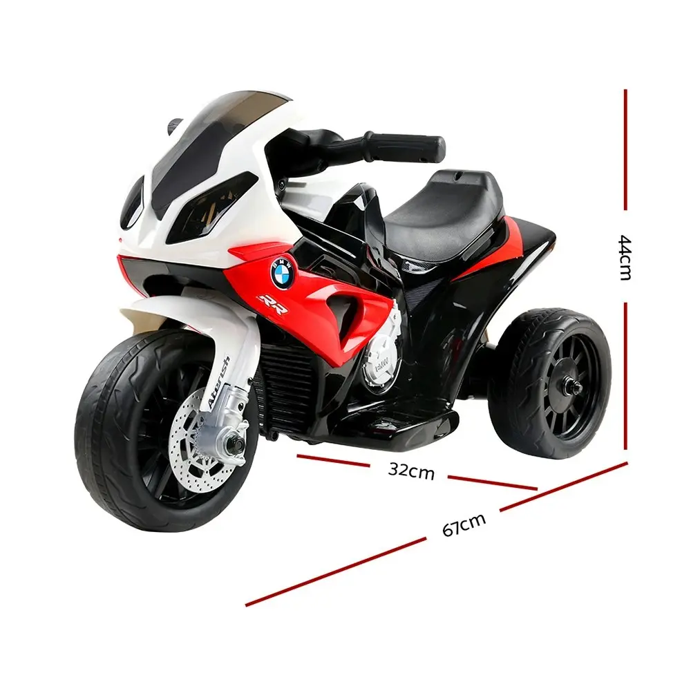 Kids Electric Ride On Car Police Motorcycle Motorbike BMW Licensed S1000RR Red