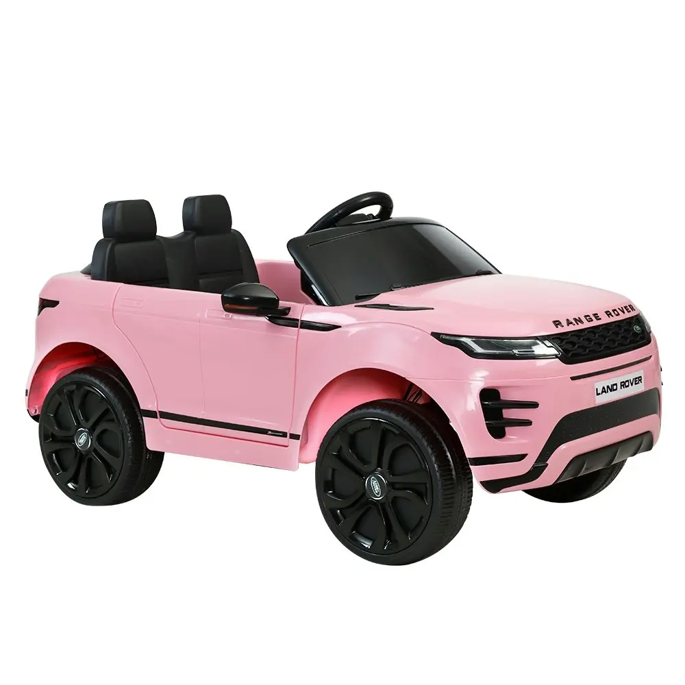 Kids Electric Ride On Car Land Rover Licensed Toy Cars Remote 12V Battery Pink