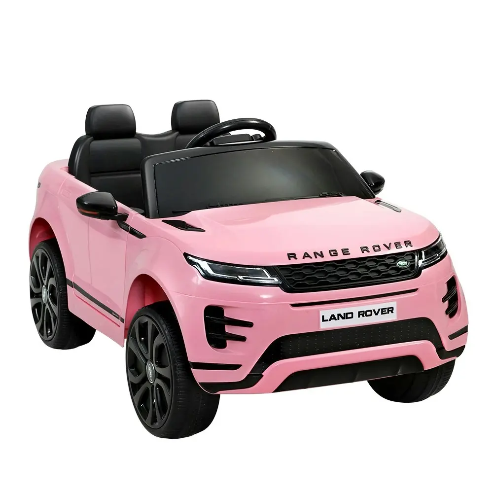 Kids Electric Ride On Car Land Rover Licensed Toy Cars Remote 12V Battery Pink