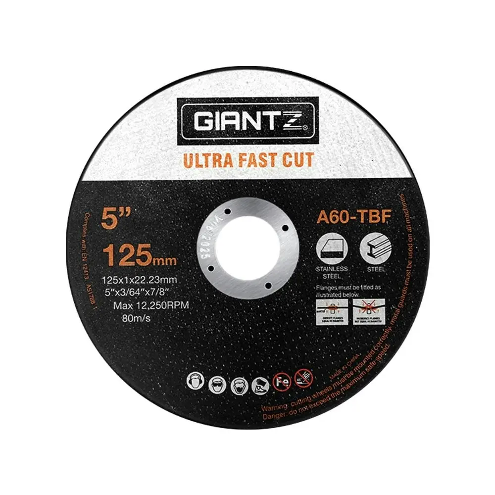 Giantz 200-Piece Cutting Discs 5" 125mm,Giantz 200pcs 5" Cutting Discs 125mm Angle Grinder Thin Cut Off Wheel for Metal