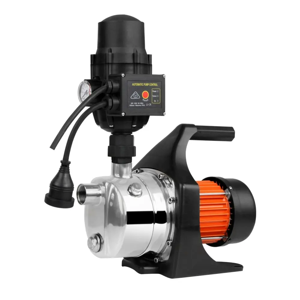 Giantz Garden Water Pump High Pressure 800W Tank Rain Farm Irrigation House Black