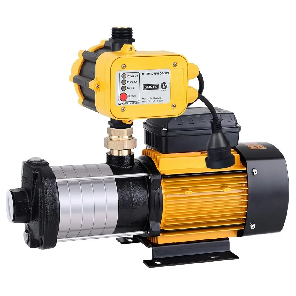 Giantz Garden Water Pump High Pressure 2500W Multi Stage Tank Rain Irrigation Yellow